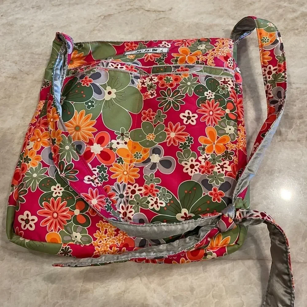 Ju-Ju-Be  perky perennials Crossbody Purse Diaper Bag